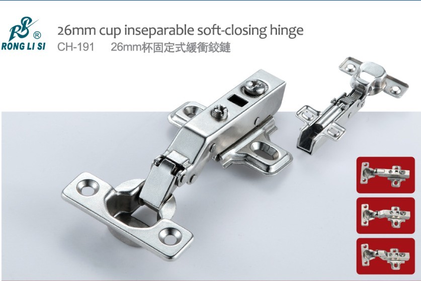 soft-closing hinge 26mm cup inseparable soft-closing hinge 