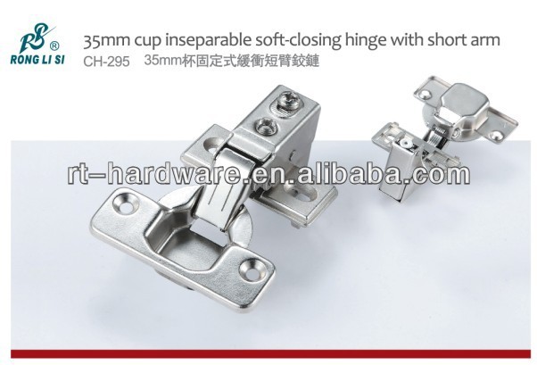 soft-closing hinge 35mm cup soft-closing hinge with short arm 